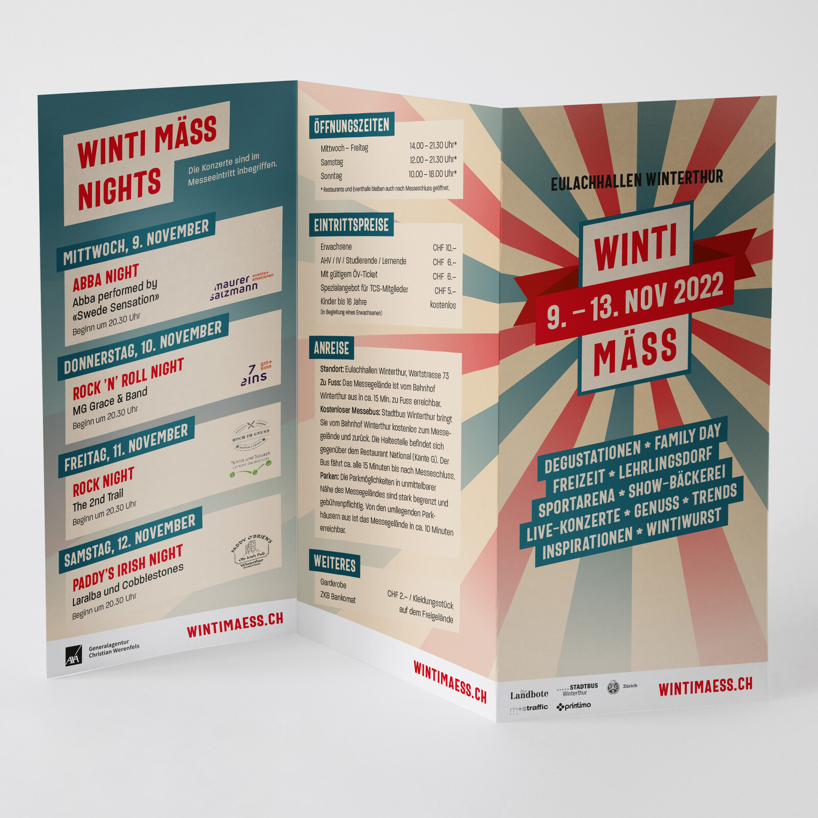 Winti Mäss Veranstaltung Flyer